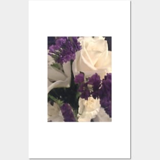 Roses with Purple Posters and Art